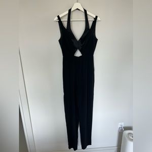 MARCIANO Black Halter Neck Jumpsuit, Size Small